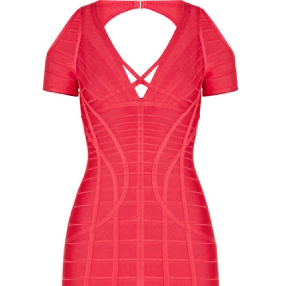 Herve Leger Kyle Novelty Bandage Bodycon Dress NEW - Picture 8 of 9